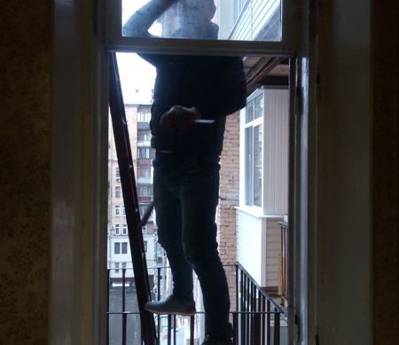 Установка окна